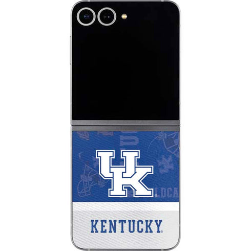 University of Kentucky Jersey Split Galaxy Z Flip6 Skin